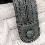【6ib2754】シャネル チェーントート ラムスキン ブラック ゴールド金具【中古】レディース