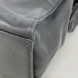 【6ib2754】シャネル チェーントート ラムスキン ブラック ゴールド金具【中古】レディース