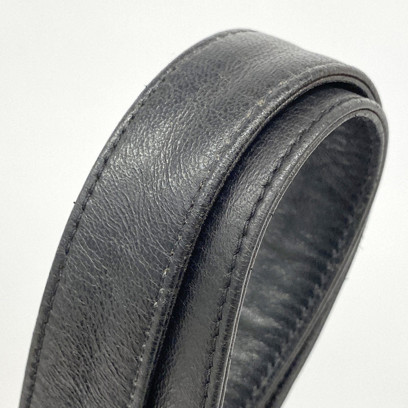 【6ib2754】シャネル チェーントート ラムスキン ブラック ゴールド金具【中古】レディース