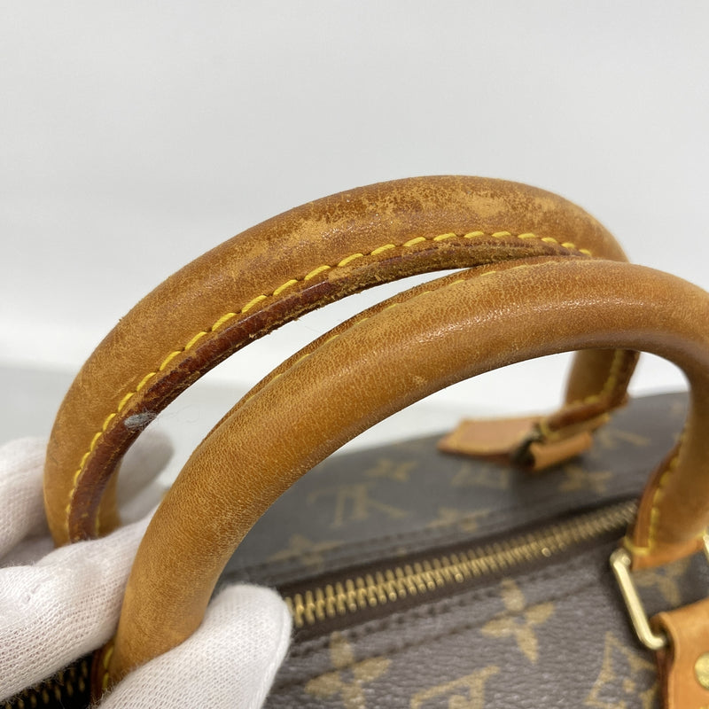 【6ib2756】ルイヴィトン ハンドバッグ モノグラム スピーディ40 M41106 ブラウン【中古】レディース