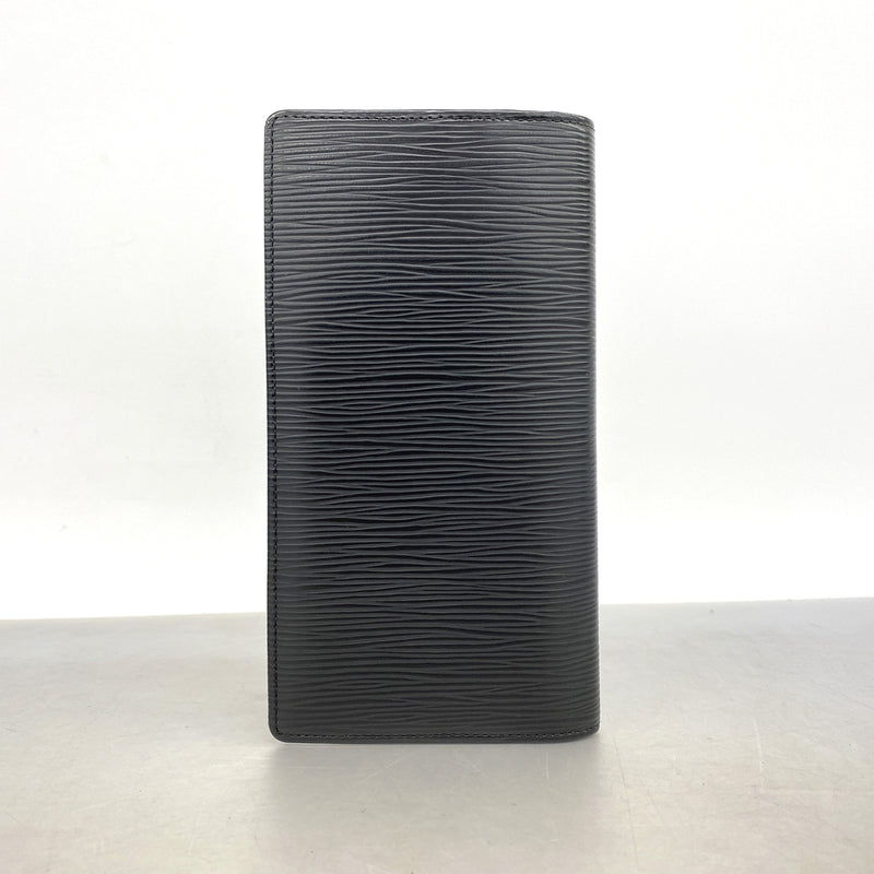 【6ib2762】ルイヴィトン 長財布 エピ ポルトフォイユブラザ M66542 ノワール【中古】メンズ