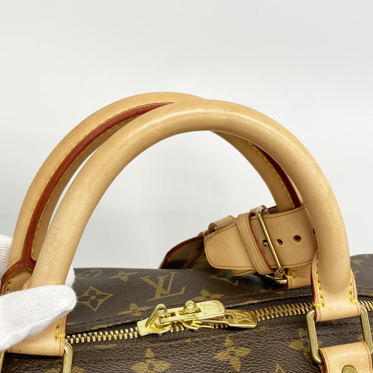 【6ib2767】ルイヴィトン ボストンバッグ モノグラム キーポルバンドリエール60 M41412 ブラウン【中古】メンズ レディース ユニセックス
