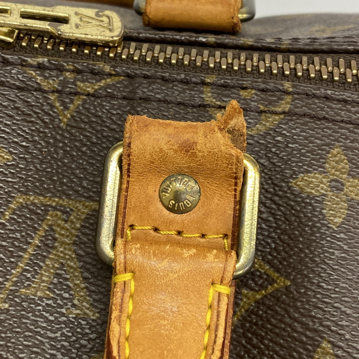 【6ib2768】ルイヴィトン ボストンバッグ モノグラム キーポル50 M41426 ブラウン【中古】メンズ レディース ユニセックス