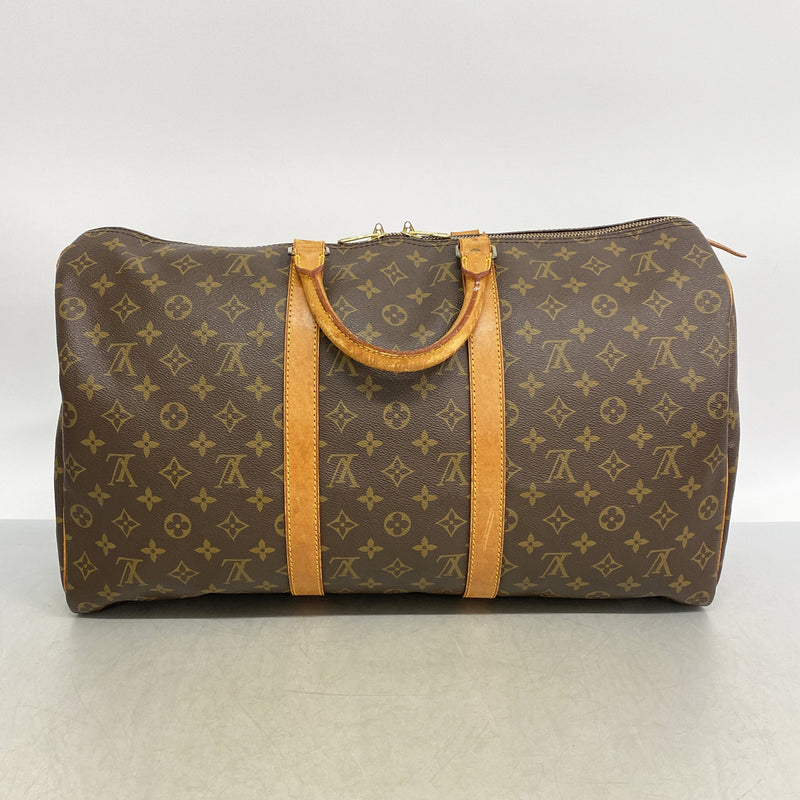 【6ib2768】ルイヴィトン ボストンバッグ モノグラム キーポル50 M41426 ブラウン【中古】メンズ レディース ユニセックス