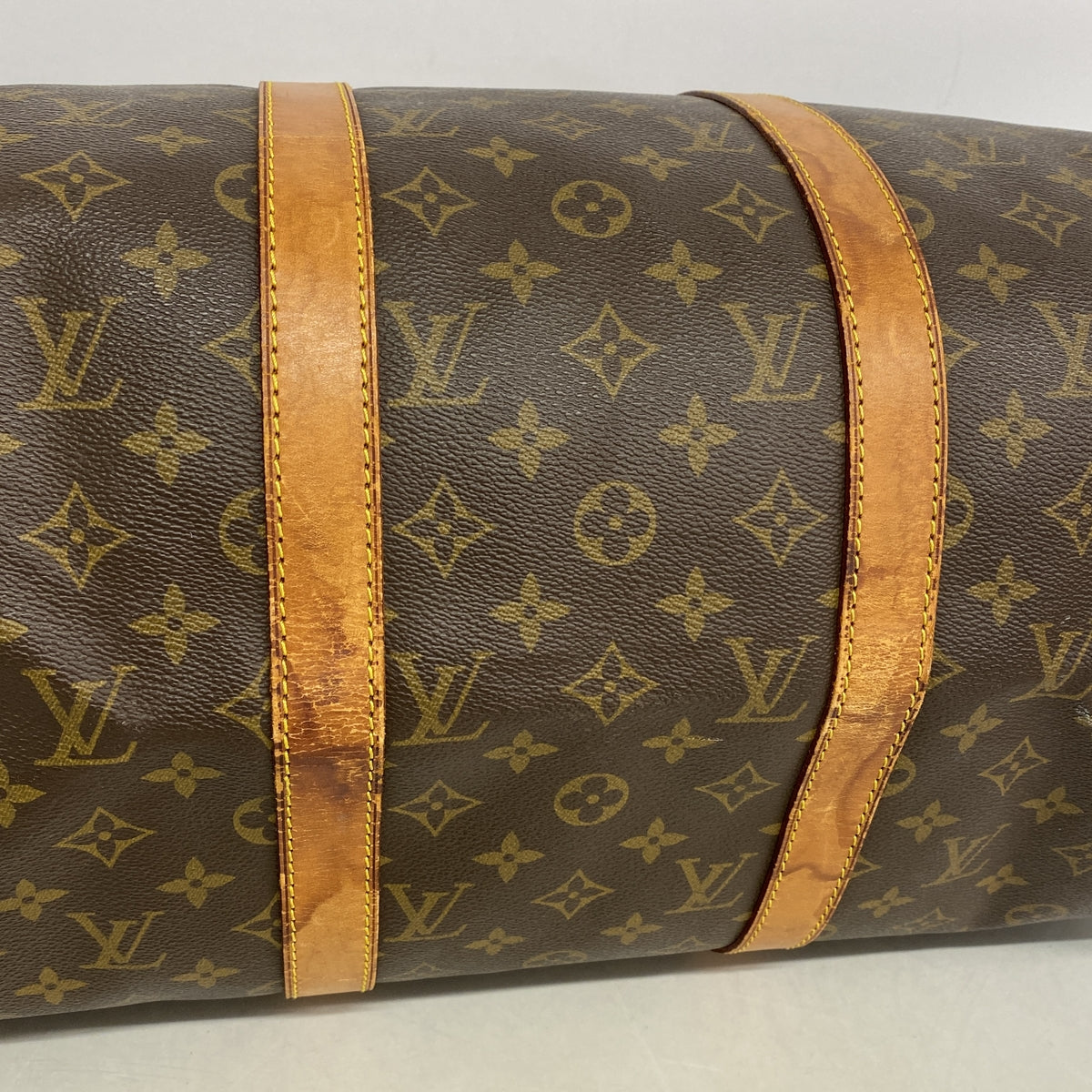 【6ib2768】ルイヴィトン ボストンバッグ モノグラム キーポル50 M41426 ブラウン【中古】メンズ レディース ユニセックス
