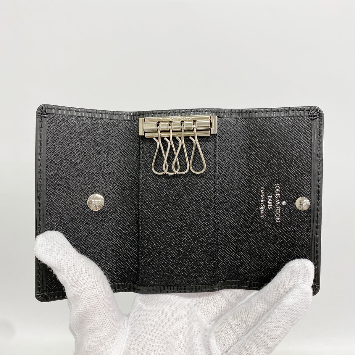 【6ib2771】ルイヴィトン キーケース エピ ミュルティクレ4 M63822 ノワール【中古】メンズ レディース ユニセックス