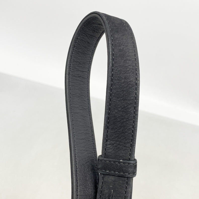 【6ib2774】シャネル ショルダーバッグ ボーイシャネル チェーンショルダー レザー ブラック シルバー金具【中古】レディース