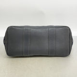 【6ib2775】エルメス トートバッグ ガーデンパーティPM トワルオフィシエ ブラック シルバー金具 □K刻印【中古】レディース