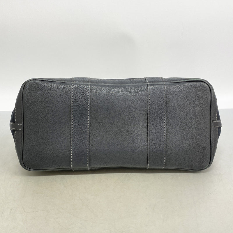 【6ib2775】エルメス トートバッグ ガーデンパーティPM トワルオフィシエ ブラック シルバー金具 □K刻印【中古】レディース