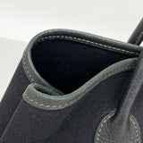 【6ib2775】エルメス トートバッグ ガーデンパーティPM トワルオフィシエ ブラック シルバー金具 □K刻印【中古】レディース