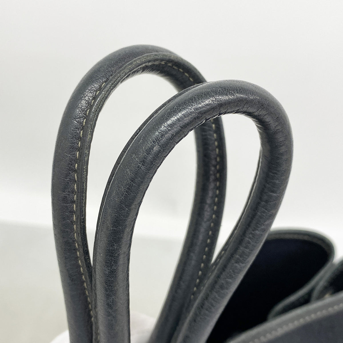 【6ib2775】エルメス トートバッグ ガーデンパーティPM トワルオフィシエ ブラック シルバー金具 □K刻印【中古】レディース