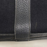 【6ib2775】エルメス トートバッグ ガーデンパーティPM トワルオフィシエ ブラック シルバー金具 □K刻印【中古】レディース