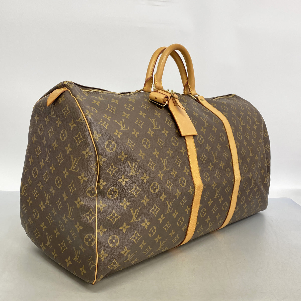 【6ib2776】ルイヴィトン ボストンバッグ モノグラム キーポル60 M41422 ブラウン【中古】メンズ レディース ユニセックス