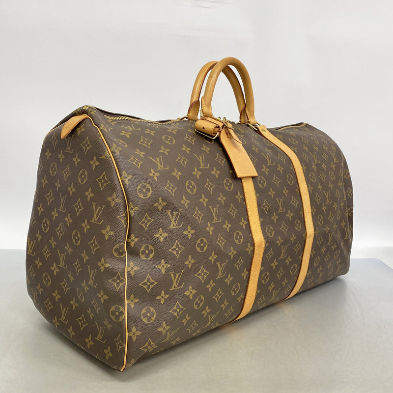 【6ib2776】ルイヴィトン ボストンバッグ モノグラム キーポル60 M41422 ブラウン【中古】メンズ レディース ユニセックス