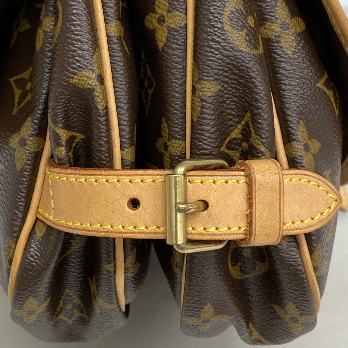【6ib2781】ルイヴィトン ショルダーバッグ モノグラム ソミュール30 M42256 ブラウン【中古】レディース