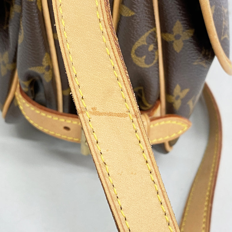 【6ib2781】ルイヴィトン ショルダーバッグ モノグラム ソミュール30 M42256 ブラウン【中古】レディース