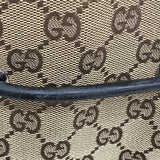 【6ib2782】グッチ ショルダーバッグ GGキャンバス 001 3746 キャンバス ベージュ シルバー金具【中古】レディース