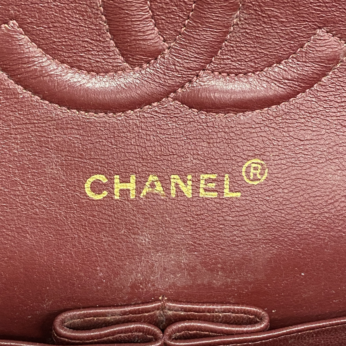 【6ib2783】シャネル ショルダーバッグ マトラッセ Wフラップ Wチェーン ラムスキン ブラック ゴールド金具【中古】レディース