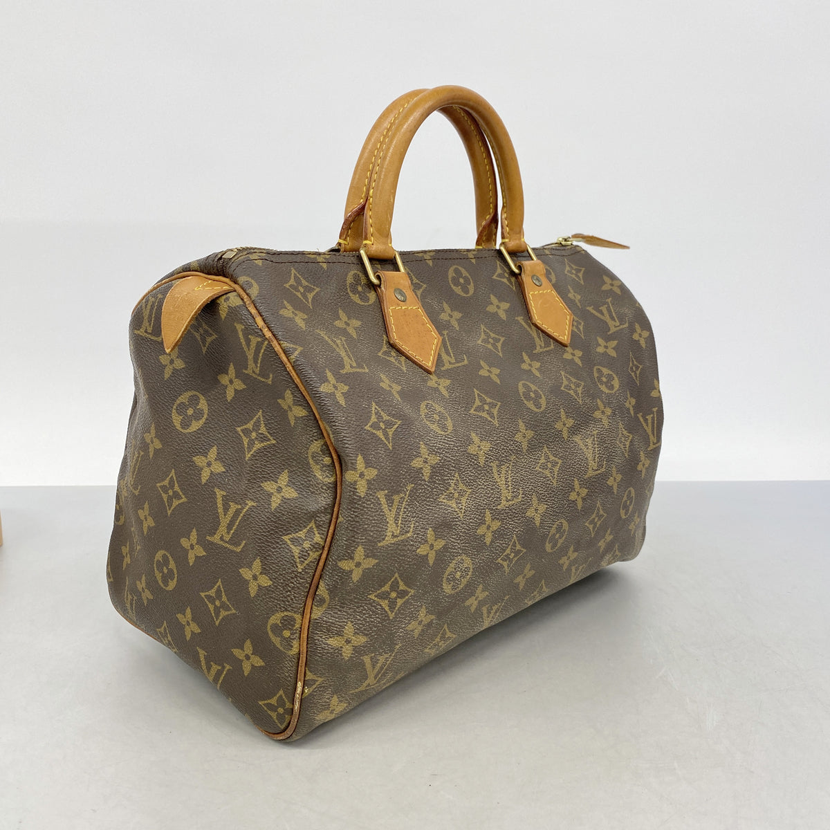【6ib2788】ルイヴィトン ハンドバッグ モノグラム スピーディ30 M41108 ブラウン【中古】レディース