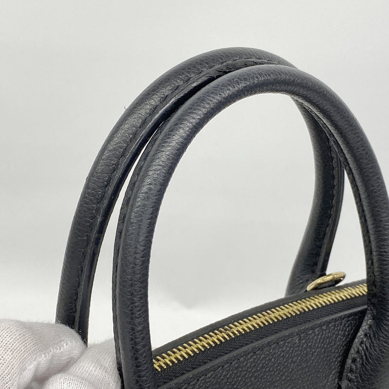 【6ib2793】ルイヴィトン ハンドバッグ モノグラム・アンプラント ポンヌフMM M41748 ノワール【中古】レディース