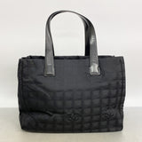 【6ib2794】シャネル トートバッグ ニュートラベル ナイロン ブラック ゴールド金具【中古】レディース