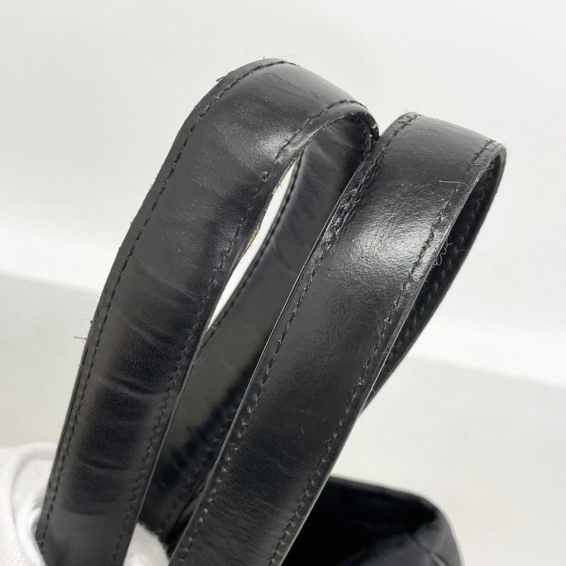 【6ib2794】シャネル トートバッグ ニュートラベル ナイロン ブラック ゴールド金具【中古】レディース