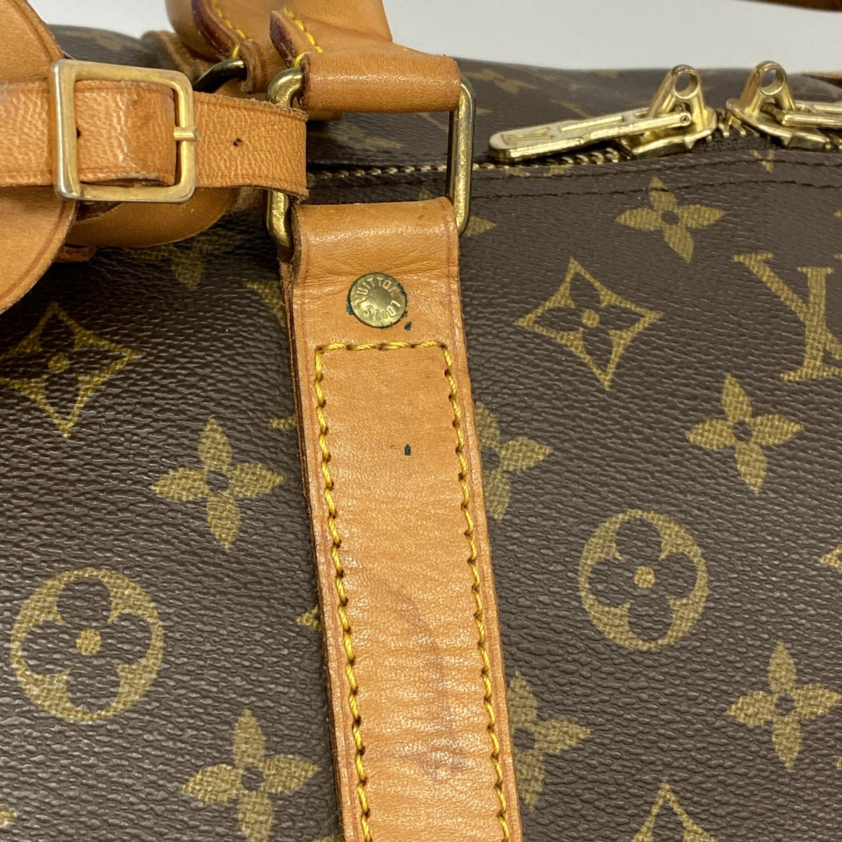 【6ib2798】ルイヴィトン ボストンバッグ モノグラム キーポルバンドリエール60 M41412 ブラウン【中古】メンズ レディース ユニセックス