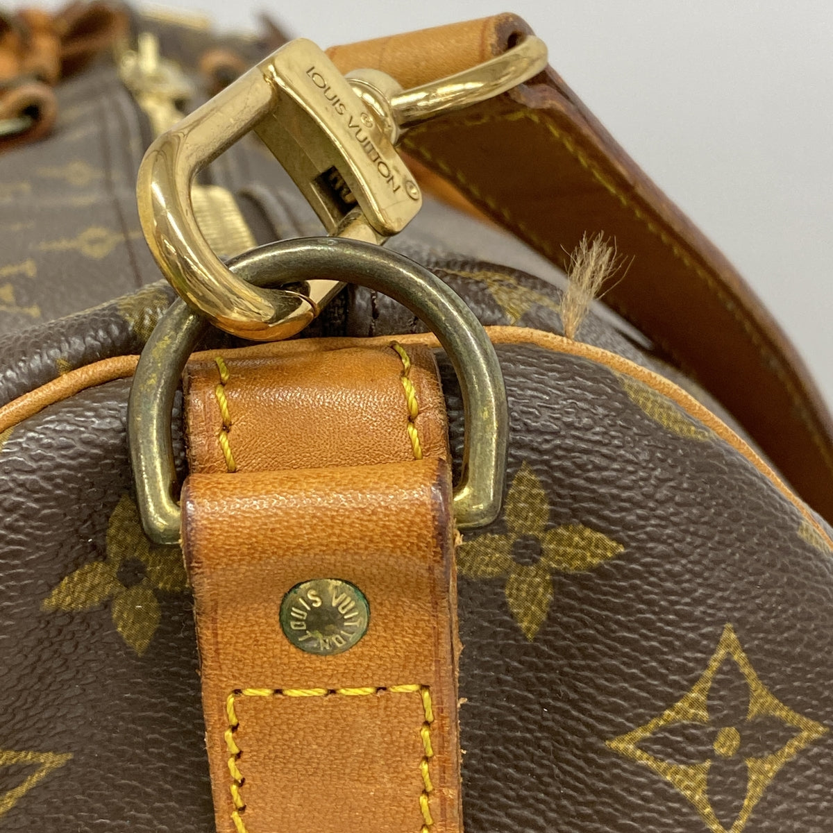 【6ib2798】ルイヴィトン ボストンバッグ モノグラム キーポルバンドリエール60 M41412 ブラウン【中古】メンズ レディース ユニセックス