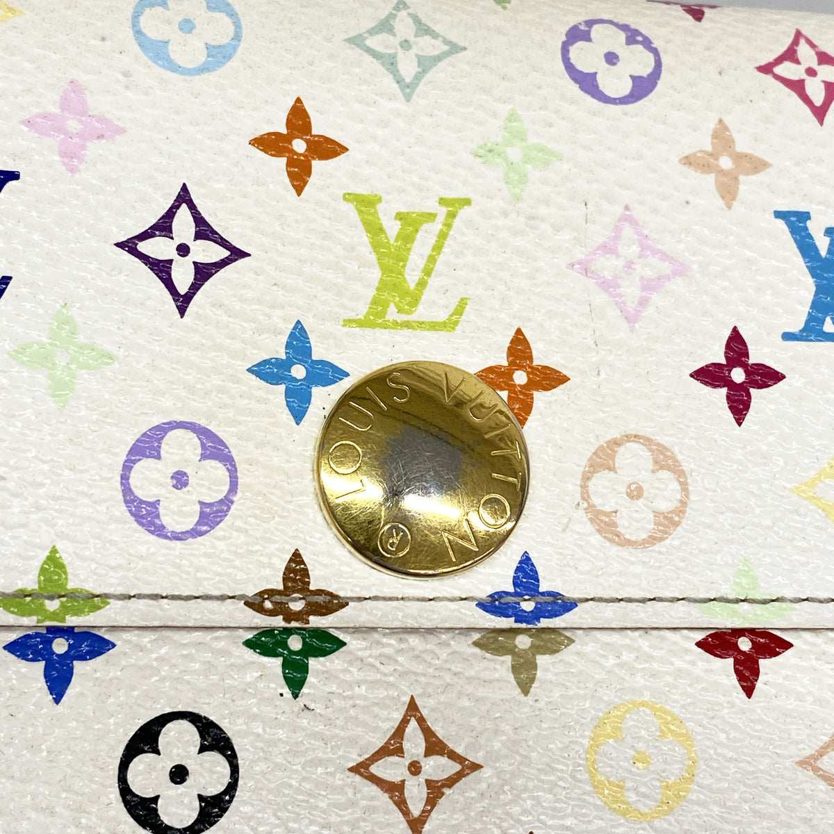 【6ib2802】ルイヴィトン 長財布 モノグラム・マルチカラー ポルトフォイユサラ M93744 ブロン リッチ【中古】レディース