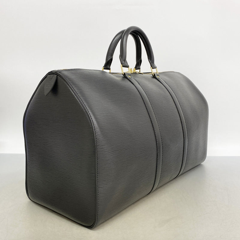 【6ib2804】ルイヴィトン ボストンバッグ エピ キーポル50 M42962 ノワール【中古】メンズ レディース ユニセックス