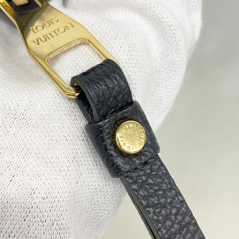 【6ib2811】ルイヴィトン 長財布 モノグラム・アンプラント バイカラー ジッピーウォレット M80481 ブラック ベージュ【中古】レディース
