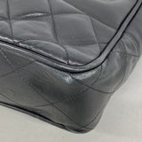 【6ib2815】シャネル チェーントート マトラッセ ラムスキン ブラック ゴールド金具【中古】レディース