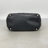 【6ib2816】シャネル トートバッグ カンボン ラムスキン ブラック シルバー金具【中古】レディース