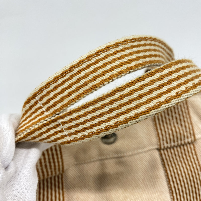 【6ib2818】エルメス トートバッグ ニューフールトゥMM キャンバス オレンジ シルバー金具【中古】メンズ レディース ユニセックス