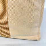 【6ib2818】エルメス トートバッグ ニューフールトゥMM キャンバス オレンジ シルバー金具【中古】メンズ レディース ユニセックス