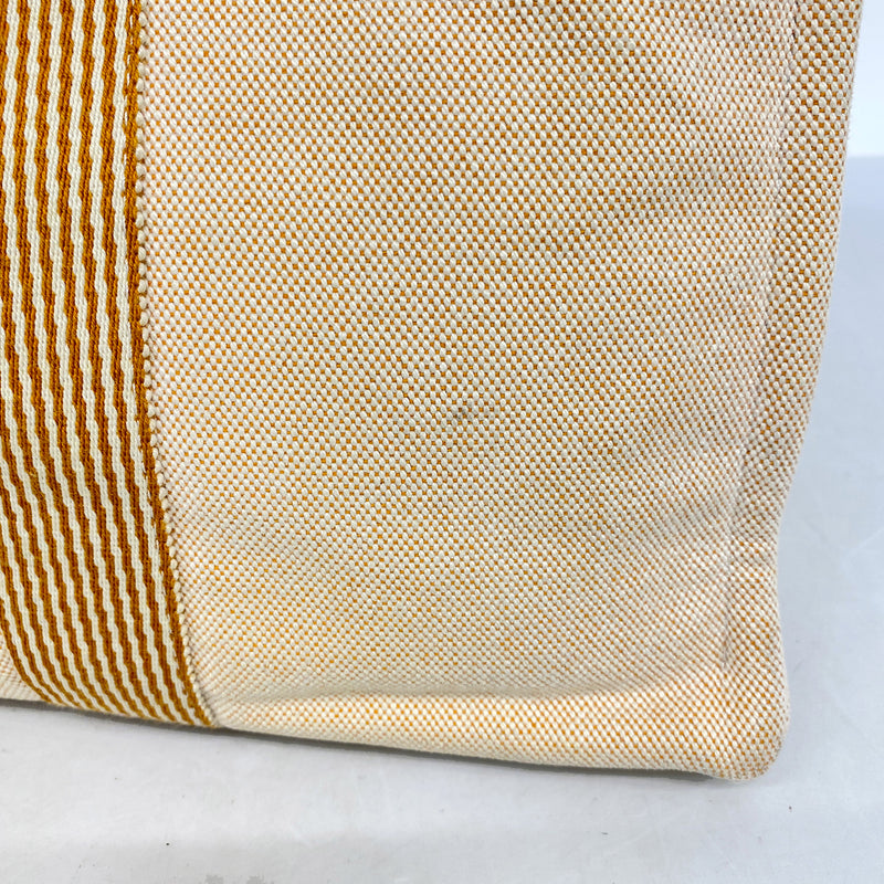 【6ib2818】エルメス トートバッグ ニューフールトゥMM キャンバス オレンジ シルバー金具【中古】メンズ レディース ユニセックス