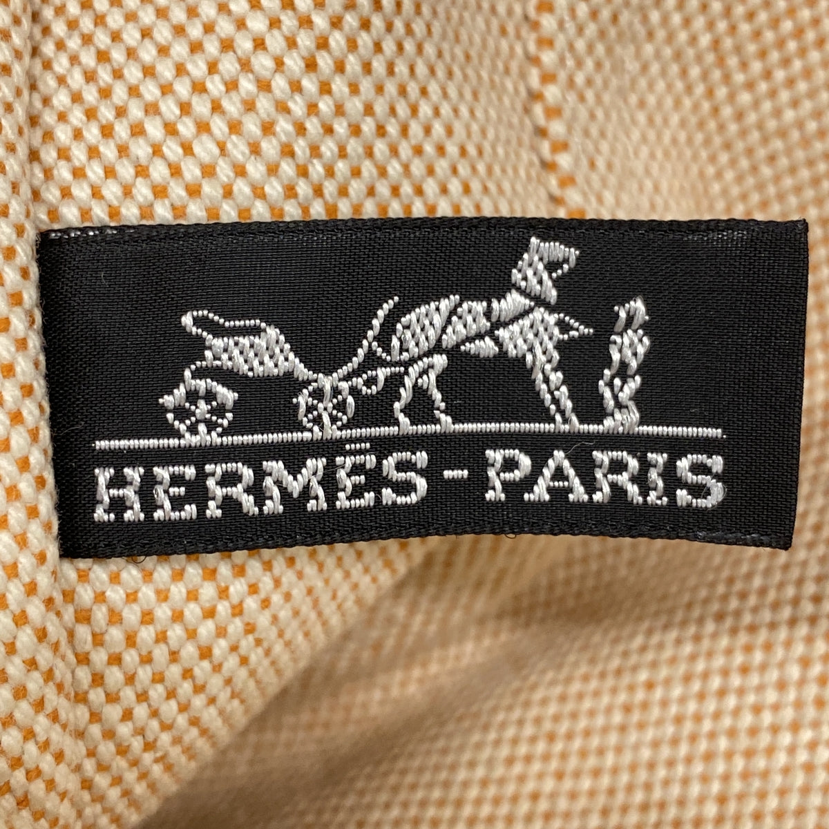 【6ib2818】エルメス トートバッグ ニューフールトゥMM キャンバス オレンジ シルバー金具【中古】メンズ レディース ユニセックス