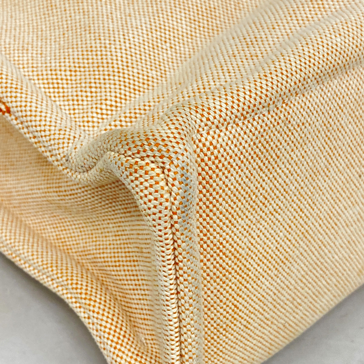 【6ib2818】エルメス トートバッグ ニューフールトゥMM キャンバス オレンジ シルバー金具【中古】メンズ レディース ユニセックス
