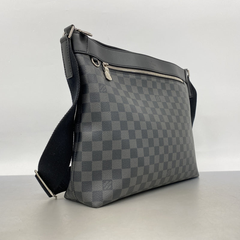 【6ib2821】ルイヴィトン ショルダーバッグ ダミエ・グラフィット ミックMM NM N40004 ブラック グレー【中古】メンズ