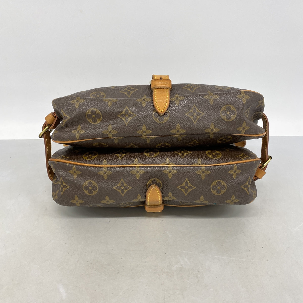 【6ib2823】ルイヴィトン ショルダーバッグ モノグラム ソミュール30 M42256 ブラウン【中古】レディース