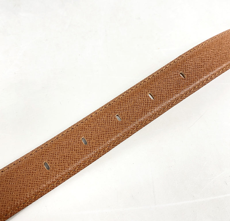 【6ib2828】ルイヴィトン ベルト サンチュールクラシック M6840 ブラウン【中古】メンズ