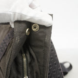 【6ib2829】エルメス リュック・デイパック エールラインサックアドPM ナイロン グレー シルバー金具【中古】レディース