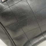 【6ib2831】シャネル ハンドバッグ チョコバー キャビアスキン ブラック シルバー金具【中古】レディース