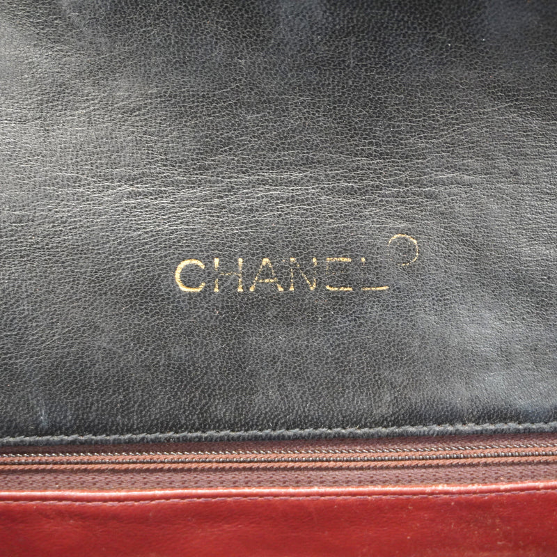 【6ib2832】シャネル ショルダーバッグ マトラッセ チェーンショルダー ラムスキン ブラック ゴールド金具【中古】レディース