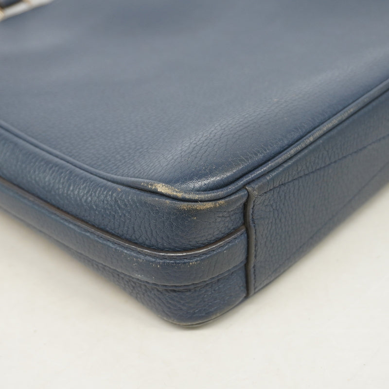 【6ib2835】ルイヴィトン ブリーフケース トリヨン アルマンドブリーフケースMM M54380 ネイビー【中古】メンズ