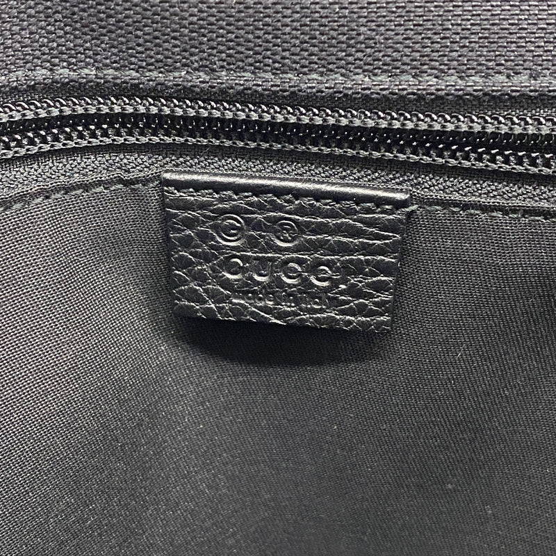 【6ib2850】グッチ ショルダーバッグ 282524 キャンバス ブラック シルバー金具【中古】メンズ