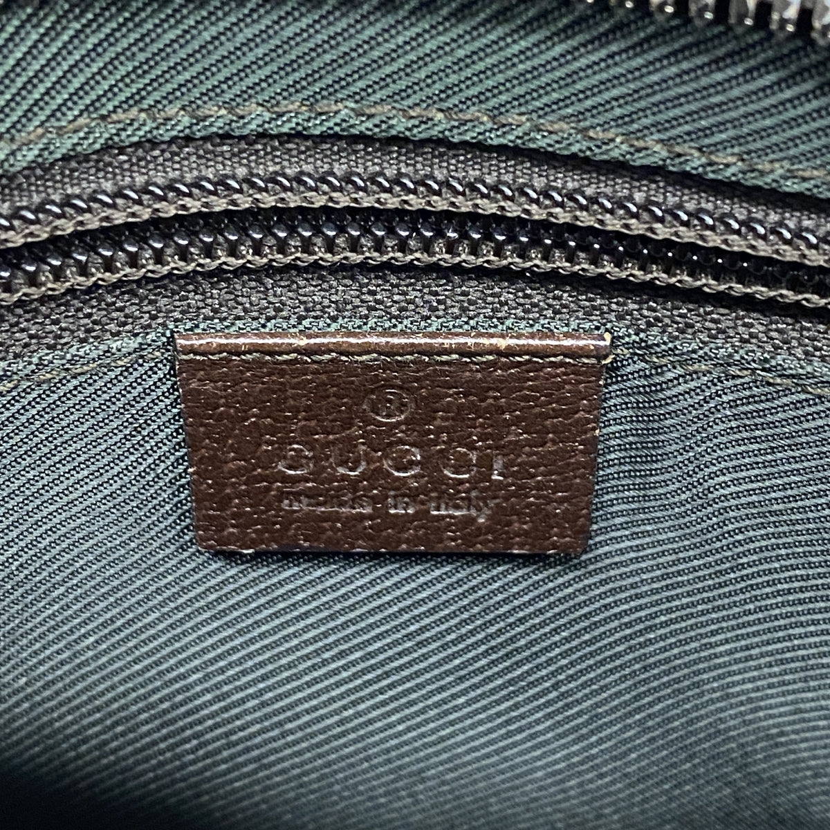 【6ib2855】グッチ ショルダーバッグ GGキャンバス 122793 キャンバス ブラウン シルバー金具【中古】レディース