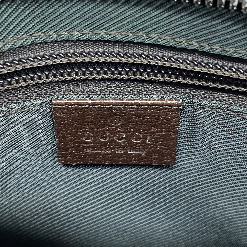 【6ib2855】グッチ ショルダーバッグ GGキャンバス 122793 キャンバス ブラウン シルバー金具【中古】レディース