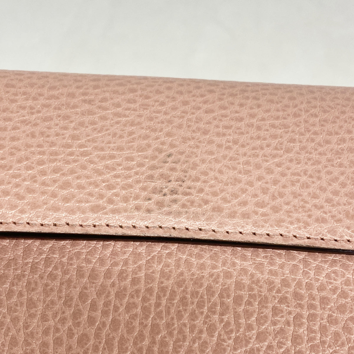 【6ib2858】グッチ 長財布 インターロッキングG 449397 レザー ピンク シャンパンゴールド金具【中古】レディース