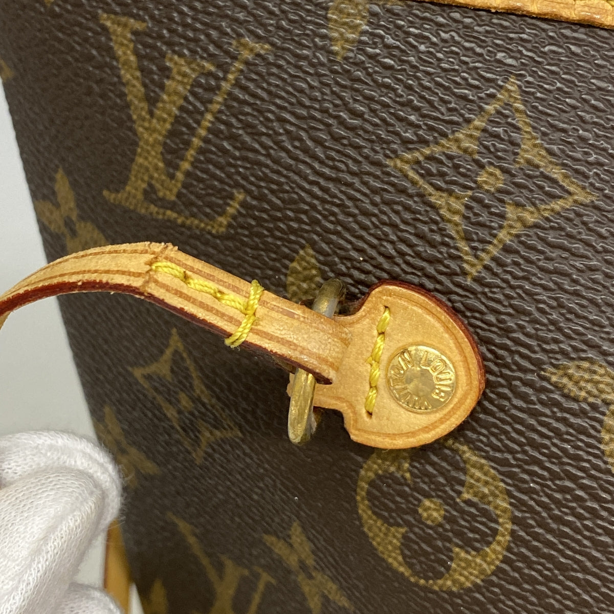【6ib2860】ルイヴィトン トートバッグ モノグラム ネヴァーフルMM M40156 ブラウン【中古】レディース